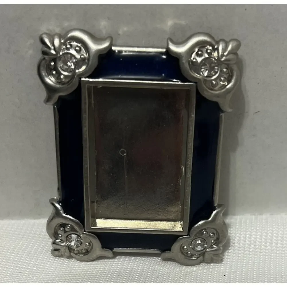 Jay Strongwater Mini Frame Crystal Accents 1.5 Inches Tall